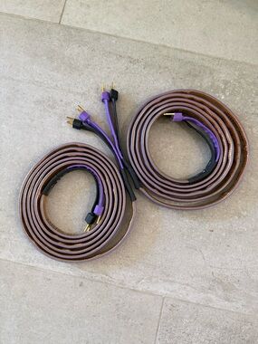 Analysis Plus Oval 9 Speaker Cables Pair With Spade Connectors 10 Foot